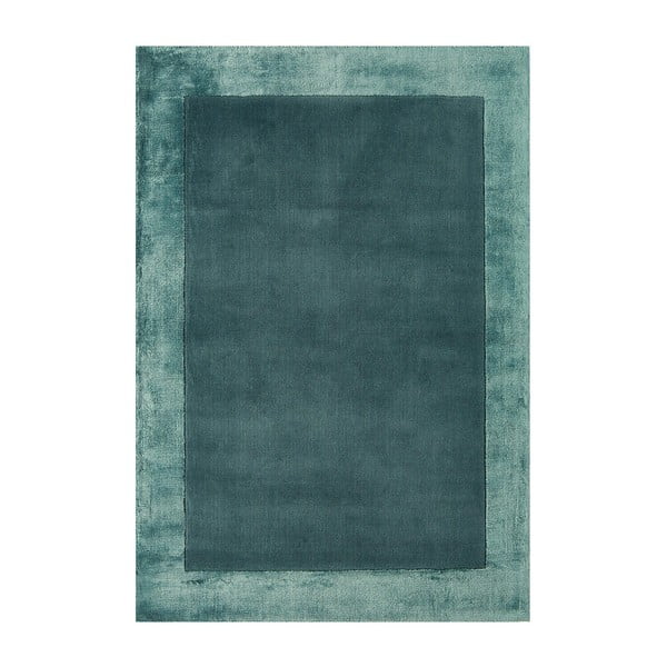 Tappeto in misto lana tessuto a mano color petrolio 120x170 cm Ascot - Asiatic Carpets