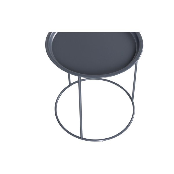 Tavolino grigio chiaro , ø 40 cm Ivar - WOOOD-image-3