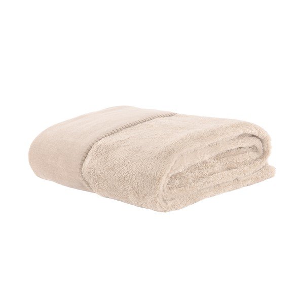 Coperta avorio in micropile 150x200 cm Tomo – Tiseco Home Studio