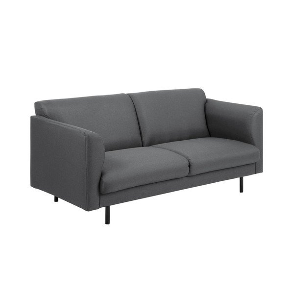 Divano a due posti grigio Conley - Actona-image-1
