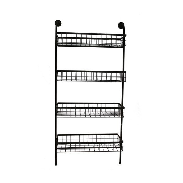 Supporto con 4 cestini Industria, 147 cm - Antic Line