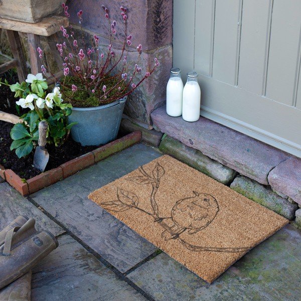 Zerbino in fibre di cocco 40x60 cm Pencil Robin – Artsy Doormats-image-3