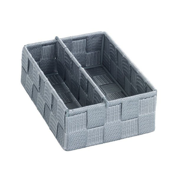 Organizer grigio con 2 scomparti Adria - Wenko