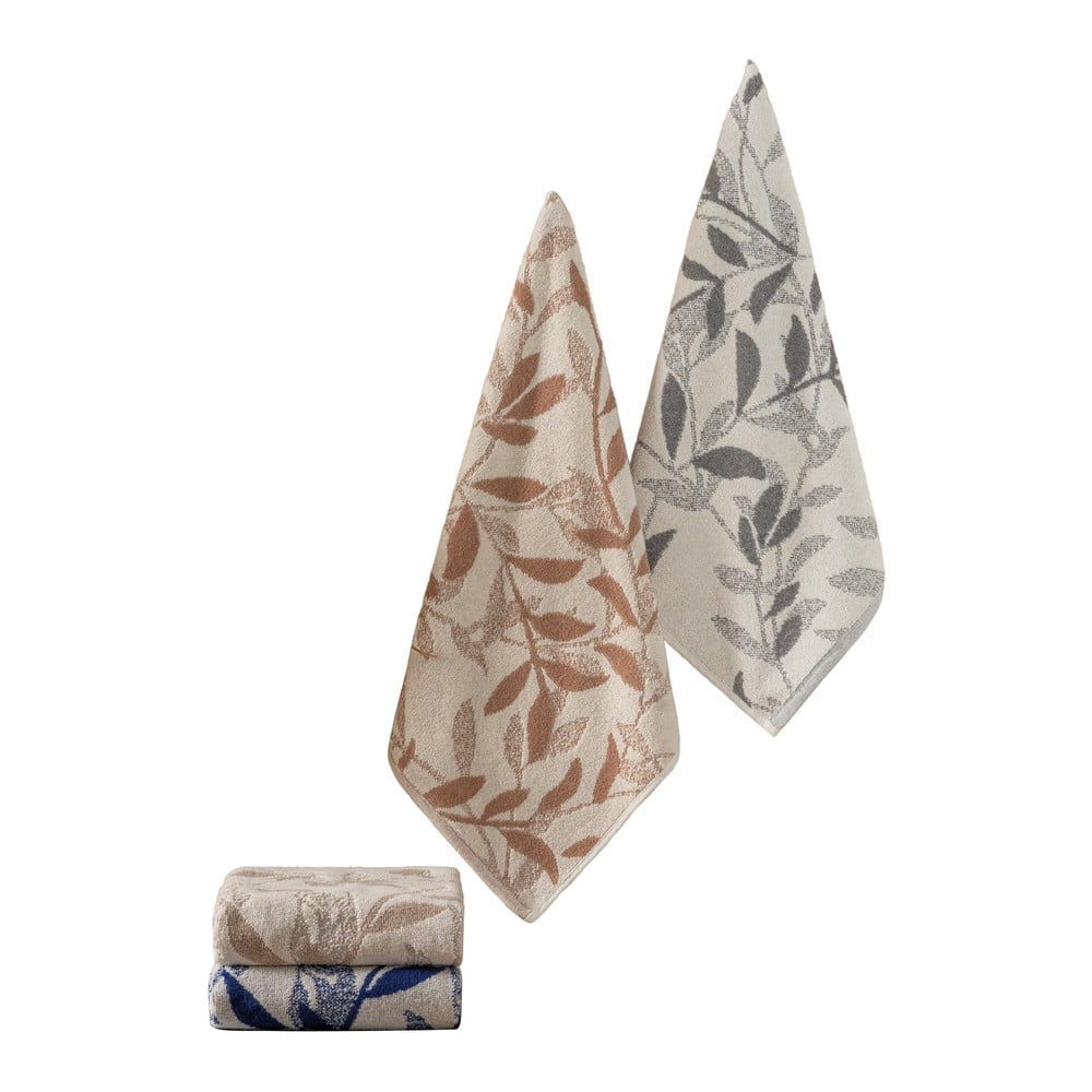 Set di asciugamani tipo terry 4 pz 50x90 cm Karian – Foutastic | Asciugamani per bagno