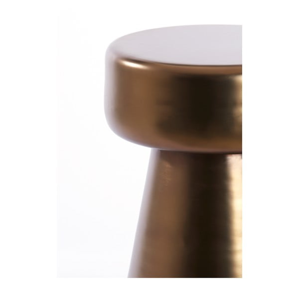 Tavolino rotondo in metallo ø 29 cm Dakwa - Light & Living-image-2