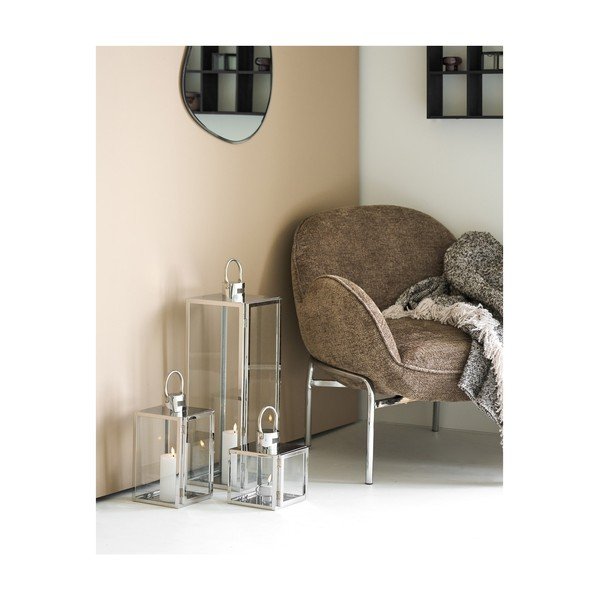 Lanterna in vetro 3 pz (altezza totale 60 cm) Pota – House Nordic-image-1