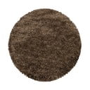 Tappeto rotondo marrone scuro ø 160 cm Fluffy - Ayyildiz Carpets