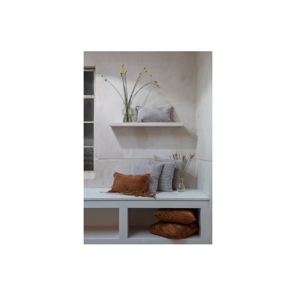 Cuscino decorativo beige Velvet Nougat, 50 x 50 cm Stroke - BePureHome-image-2