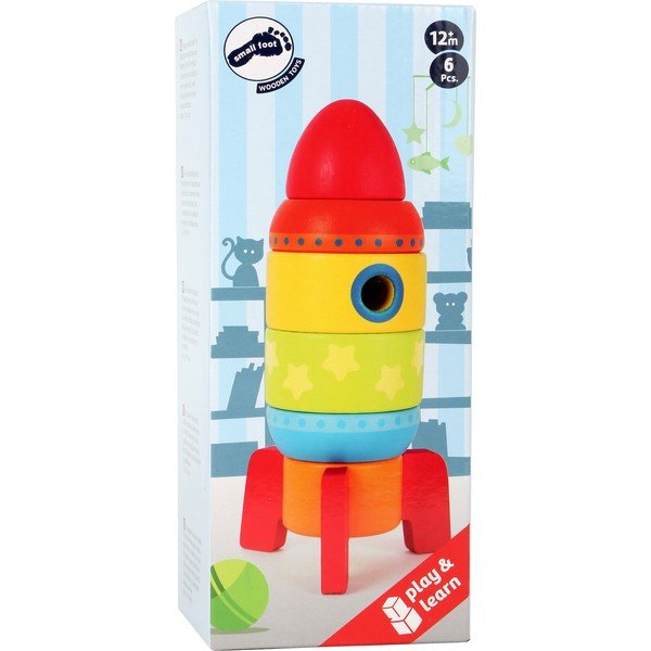 Gioco pieghevole in legno per bambini Rocket - Legler-image-1