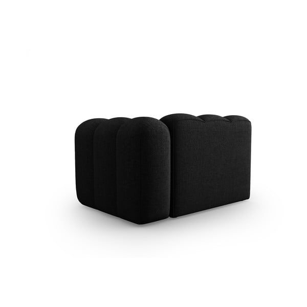 Divano componibile nero/color antracite (con penisola a destra) Lupine – Micadoni Home-image-3