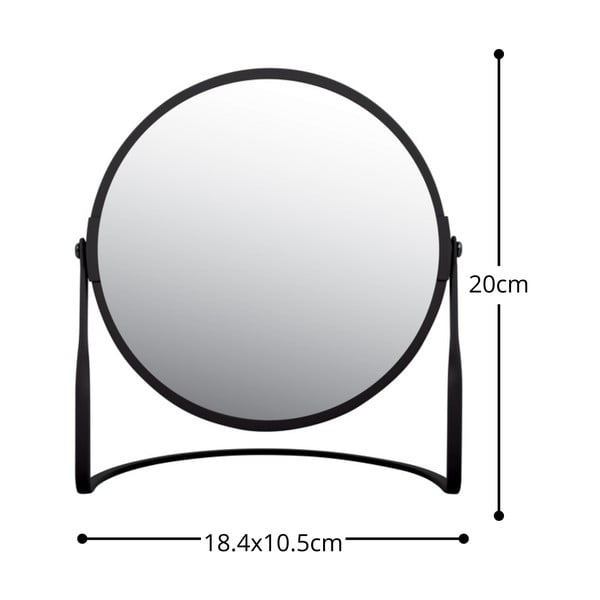 Specchio per make-up con ingrandimento (con ingrandimento 5x) ø 18 cm Akira – Spirella-image-3