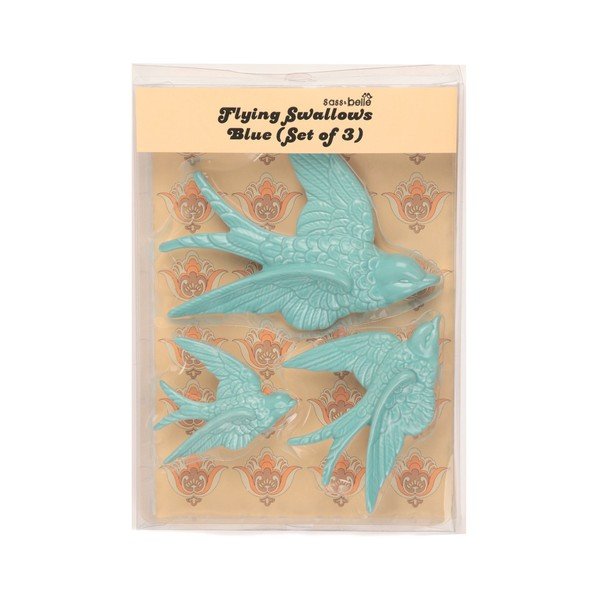 Decorazioni da appendere in set da 3 Swallow - Sass & Belle-image-2