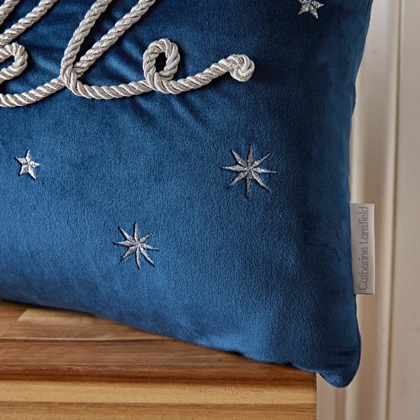 Cuscino decorativo in velluto con motivo natalizio 30x50 cm Sparkle - Catherine Lansfield-image-3