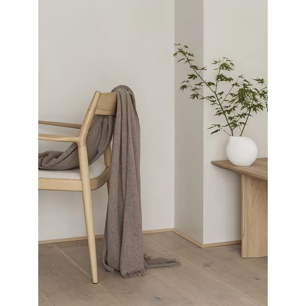 Vaso in grigio chiaro in porcellana (altezza totale 14 cm) Nona – Blomus-image-1