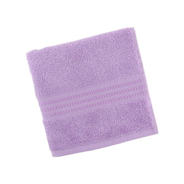 Asciugamano in puro cotone viola, 50 x 90 cm - Foutastic-image-1