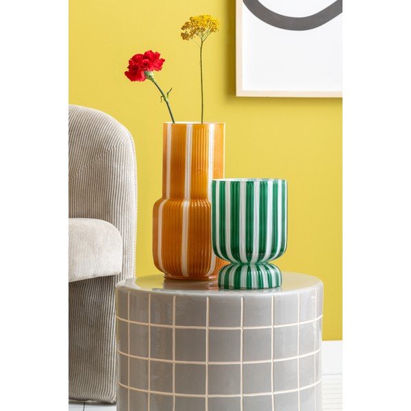 Tavolino rotondo in ceramica ø 42 cm Retro Tiles – Leitmotiv-image-2