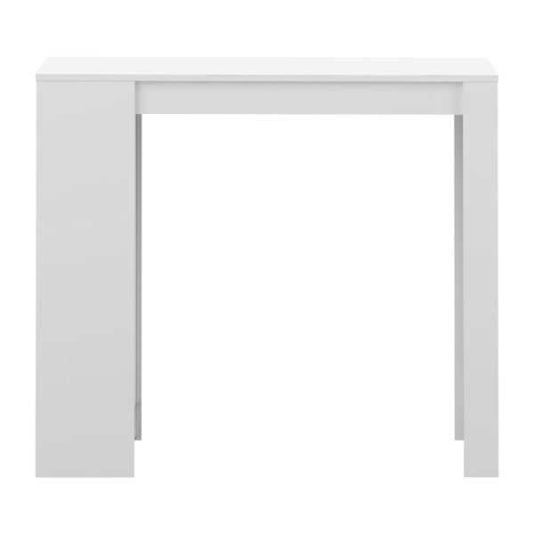 Tavolo da bar bianco con piano bianco Aravis - TemaHome-image-1