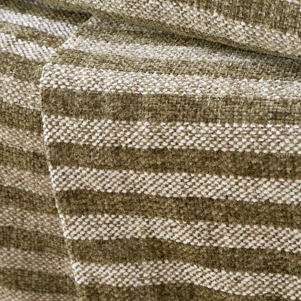 Coperta di velluto verde 130x170 cm Stripe Chenille - Catherine Lansfield-image-2