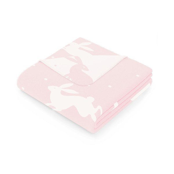 Coperta rosa per neonati 200x150 cm Rabbit - AmeliaHome