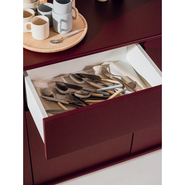 Credenza burgundy 160x91x46 cm Rali – noo.ma-image-3