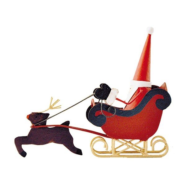 Vánoční dekorace G-Bork Santa on Sledge