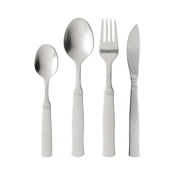 Posate in acciaio inox color argento 16 pezzi Ranka - Gense