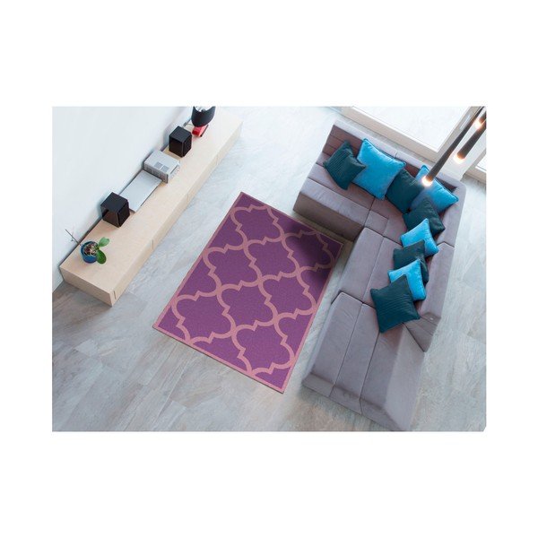 Tappeto viola Nilo, 133 x 190 cm - Universal