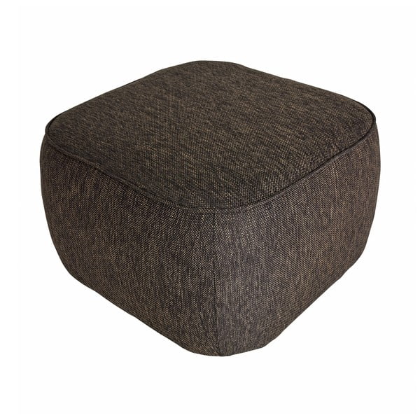 Pouf Cube grigio - Hübsch-image-2