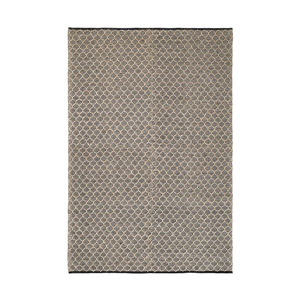 Tappeto da interno/esterno nero/di colore naturale 200x300 cm Dhawan – Bizzotto