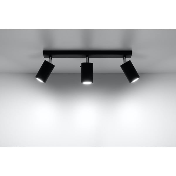 Plafoniera nera Etna - Sollux-image-3