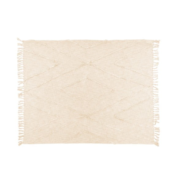 Copriletto in cotone crema per letto matrimoniale 250x260 cm Sahara - Tiseco Home Studio-image-2