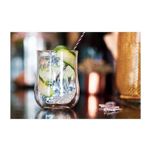 Set di 2 bicchieri a doppia parete Tinna, 300 ml - Vialli Design-image-1
