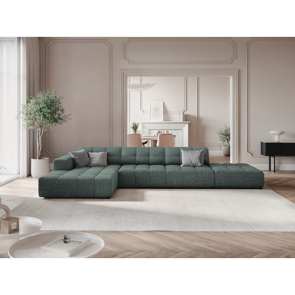 Divano angolare turchese (angolo sinistro) Chicago - Cosmopolitan Design-image-1