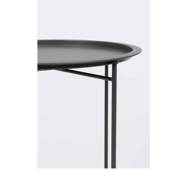 Tavolino da giardino rotondo in acciaio ø 46 cm Austin – Bizzotto-image-1