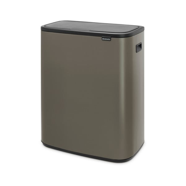 Bidone per rifiuti in acciaio grigio touch 60 l Bo Touch Bin - Brabantia-image-4
