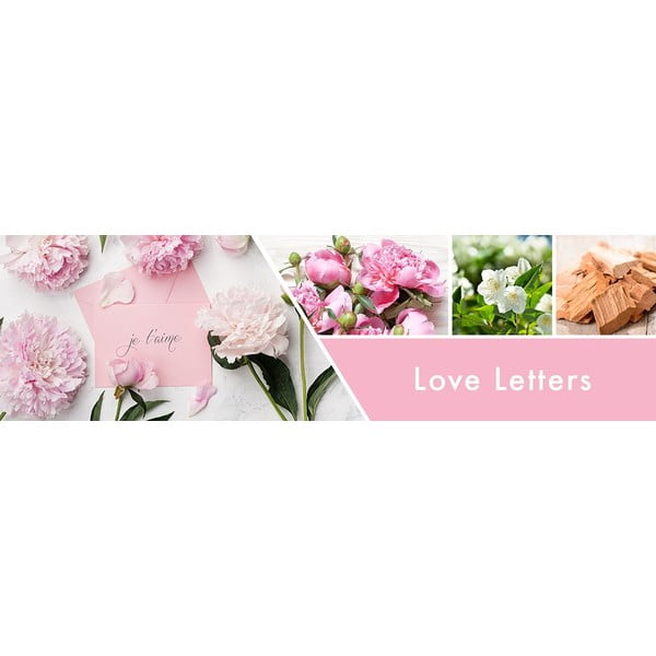 Candela profumata in scatola, 35 ore di combustione Love Letters - Goose Creek-image-1
