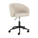 Sedia da ufficio beige Eleanor – Actona