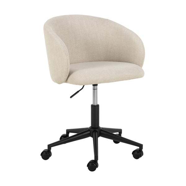 Sedia da ufficio beige Eleanor – Actona