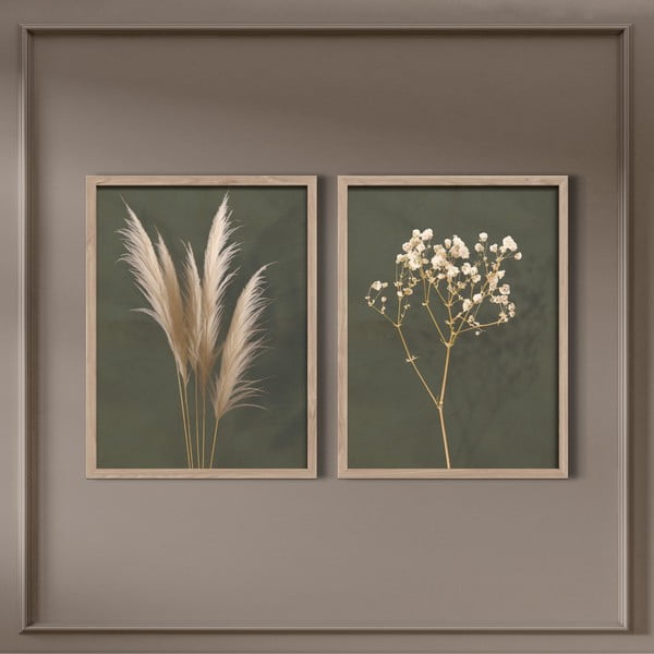 Set di dipinti 2 pz 30x40 cm Boho – Styler-image-2