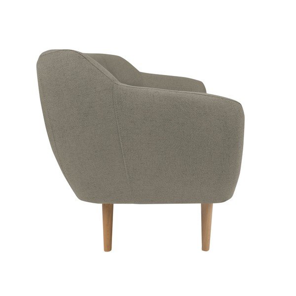 Divano a due posti marrone con gambe chiare Sicile - Mazzini Sofas-image-3