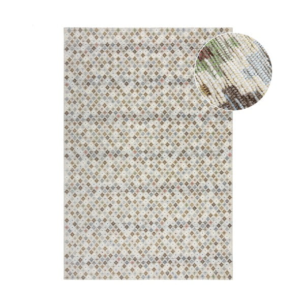 Tappeto crema 120x170 cm Abstract Diamond - Flair Rugs