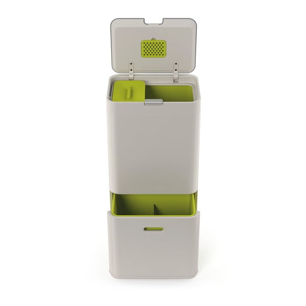 IntelligentWaste Totem crema, 60 l - Joseph Joseph-image-4