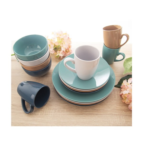 Set da pranzo in gres 16 pezzi Paint - Orion-image-2