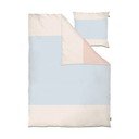 Set per letto singolo azzurro in percalle in cotone 140x200 cm Colore - Mette Ditmer Denmark