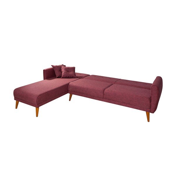 Divano letto bordeaux divano angolare Aria - Balcab Home-image-2