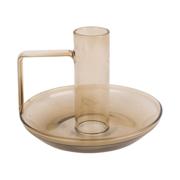 Portacandele in vetro marrone chiaro Mod Modern - PT LIVING-image-3