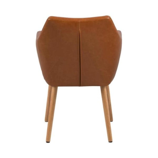 Poltrona marrone chiaro Nora - Actona-image-3