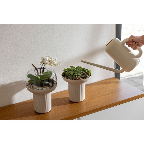 Vaso per fiori in plastica ø 19 cm Humidarium – Plastia-image-2