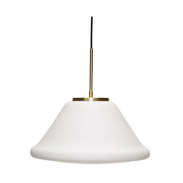 Lampadario bianco con intensità regolabile ø 40 cm Muse – Hübsch