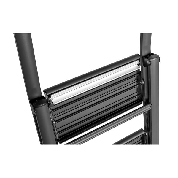 Gradini compatti neri, altezza 114,5 cm - Wenko-image-3
